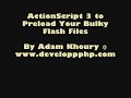 Preload Flash Web Site Percentage with Load Bar and Text