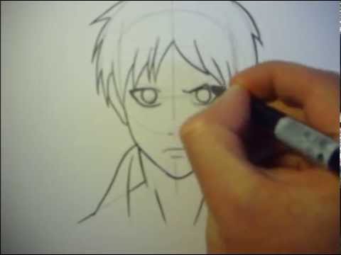 how to draw eren jaeger