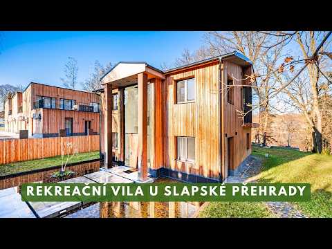 Video Exkluzivní rekreační vila u Slapské přehrady s privátním wellness