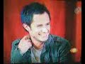 gael garcia en el notifiero con la beba galvan
