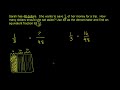 Equivalent Fractions Video Tutorial