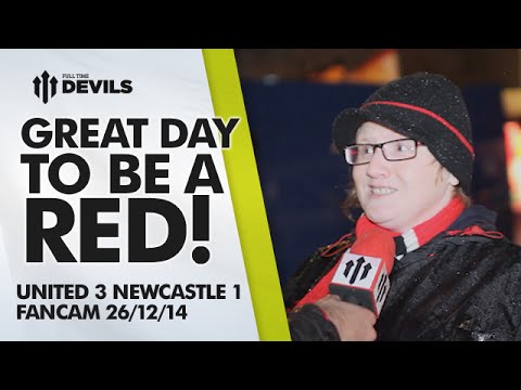 Great Day To Be A Red | Manchester United 3 Newcastle United 1 | FANCAM