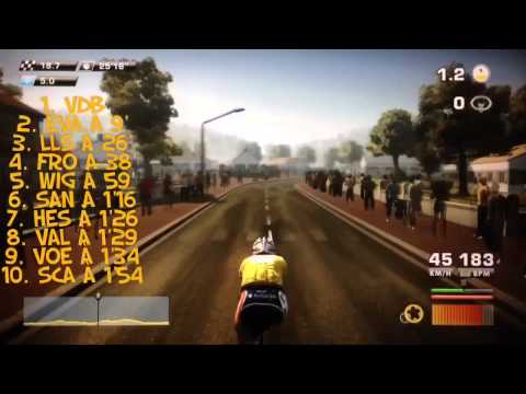 tour de france - Le clm de Besançon avec VDB.