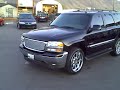 1480 - 2006 GMC Yukon SLT DVD 4x4 AWD 38k Black Leather sale Forrest Motors