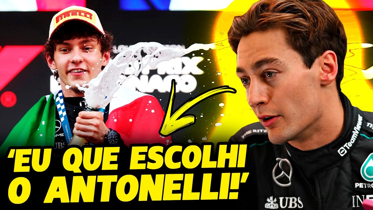 QUE GOLPE! RUSSELL REVELA QUE RECOMENDOU KIMI ANTONELLI PARA VAGA DE HAMILTON | FÓRMULA 1