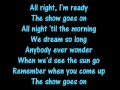 Lupe Fiasco: The Show Goes On Lyrics