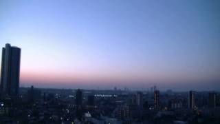 葛飾の夜明け(タイムラプス撮影)