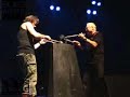 Cesar Zuiderwijk & Hans Eijkenaar on a huge Cowbell