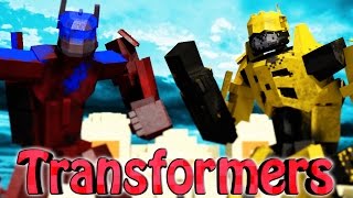 Minecraft Mods | TRANSFORMERS MOD Showcase! (TRANSFORMERS 4, OPTIMUS PRIME, ROBOT MOD)