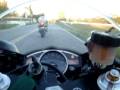 videos de 2007 R6 & 2007 GSXR 600 Riding and Pass a State Trooper at the end