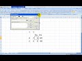 Excel Solver Setup of Class Example Problem