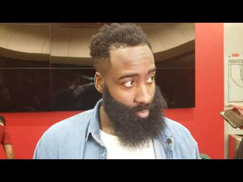 James Harden after Rockets rout of Blazers