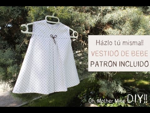 ROPA DE BEBES - Despliega la descripción para obtener toda la información!!! DESCARGAR PATRON o MOLDE en varias tallas: http://www.ohmotherminediy.com/2013/04/como-hacer-ves...