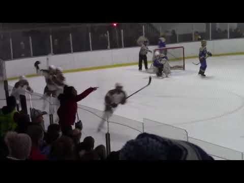 8th Grade GWG and Hat Trick Varsity Hockey