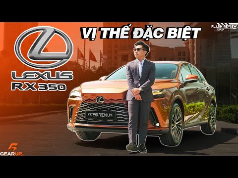 Lexus RX350 Premium: 3,4 TỶ cho 1 mẫu xe có logo chữ L, chỉ cần thế là đủ | GearUp FlashReview