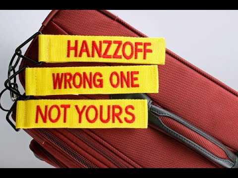 how to attach luggage tags to suitcase