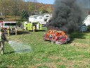 Car Fire Drill Wiley Ford, WV Ridgeley VFD Short Gap VFD