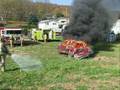 Car Fire Drill Wiley Ford, WV Ridgeley VFD Short Gap VFD