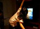 Carla y Noelia con el Wii Fit