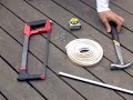 Collins DIY Survival Demos - How to Draughtproof a Window Collins DIY Survival Demos - How to Draughtproof a Window