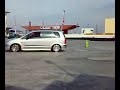 Mazda Premacy slalom drifting Jakarta Indonesia
