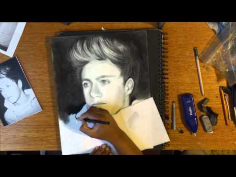 how to draw niall horan