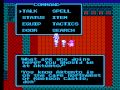 this video is of the dire palace in dragon quest iv on the nes. dire palace is the enemy's castle and can be infiltrated using the staff of transform. you can enter the castle as a human, but the monsters will only start fights when you talk to them. this is shown at the start of the video. using the staff of transform, you can assume the shape of monsters and learn information from them. the key event here is the monsters' meeting which occurs on the second floor. saro appears to tell everyone that the ruler of evil has been found in the mines of aktempto. all the monsters then quickly leave to go to aktempto.