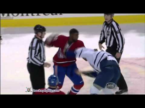 Joffrey Lupul vs P.K. Subban Feb 12, 2011