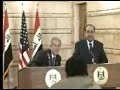 bush le dice ole al iraki