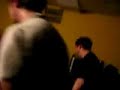 a brief snippet of pissed jeans playing at the oxfam cafe at tufts university, 4/12/08
