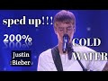 Justin bieber cold water (acoustic) 2×speed