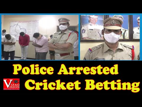 Police Arrested 9 Gangsters involved in Cricket Betting in Vijayanagar Town Vizagvision