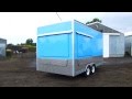 (Outside)16ft Kitchen Double Axle Food Trailer
