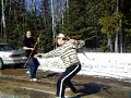 Sword Fight in the country