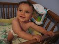 Luke Bruni getting ready for bed