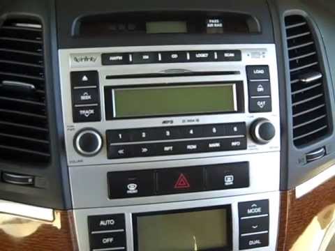 Hyundai Santa Fe Stereo Removal and Repair 2007-2012