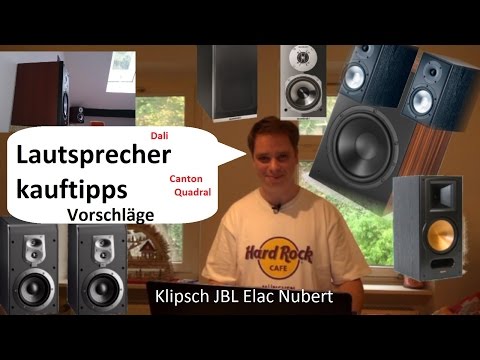 Regallautsprecher Lautsprecherkauftipps und Empfehlung Mittelklasse