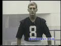 How to punt the football - Ray Guy - NFL Punter - How to Receive the Snap when punting.