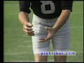 How to punt the football - Ray Guy - NFL Punter - How to Receive the Snap when punting.