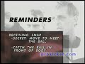 How to punt the football - Ray Guy - NFL Punter - How to Receive the Snap when punting.