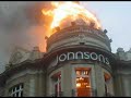 Incendio Tienda Johnsons en Concepcion, Chile