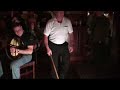 Michael Moynihan demonstrates this novel use of a household sweeping brush or broom by dancing with it in buckleys bar at the arbutus hotel killarney, what a moover, ably assisted by the John Brosnan Band.