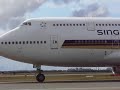 Singapore airlines 9v-spo passing 