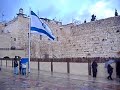 flag in front of western wall flag in front of western wall