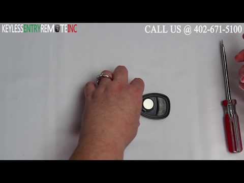 How To Replace GMC Acadia Key Fob Battery 2007 2008 2009 2010 2011 2012 2013 2014