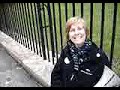 Cindy Sheehan gets the news that Rumsfeld has resigned