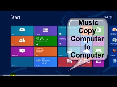 how to transfer itunes to new laptop