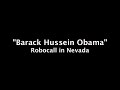 \"Barack Hussein Obama\" Robocall