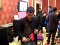 Etan Horowitz tries to play Guitar Hero Air Guitar Rocker