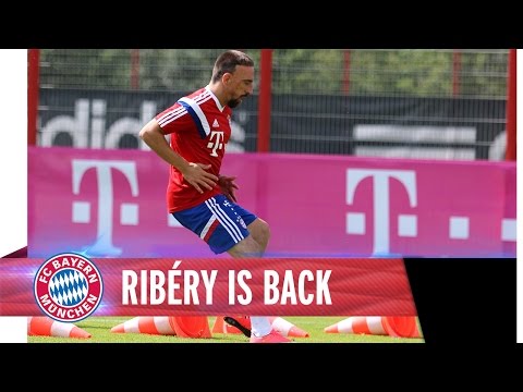 Franck Ribéry back in training Franck Ribéry back in training